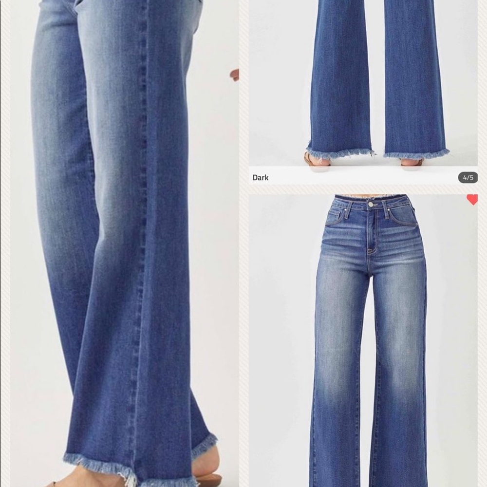 Risen Jeans 5/27. Wide Length. Brand new. Tags still on .